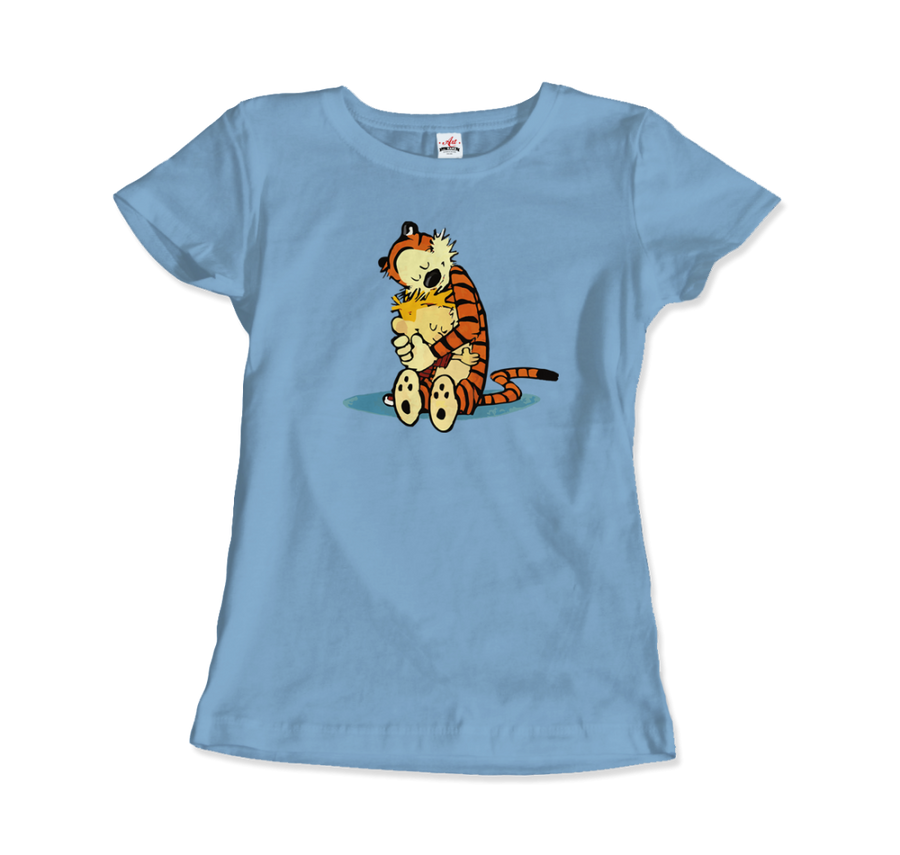 Men's or Women's Calvin and Hobbes Hugging T-Shirt- Various Colors
