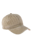 Acid Washed Baseball Cap- 4 Colors