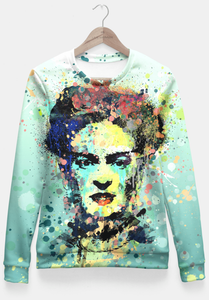 Frida Kahlo Colorful Portrait Sweatshirt