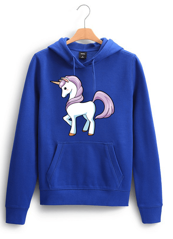 Unisex Unicorn 3 Hoodie- Blue