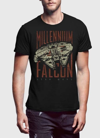 Retro Style Millenium Falcon T-Shirt