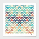 Watercolor Chevron Pattern II Pillow & Pillow Case